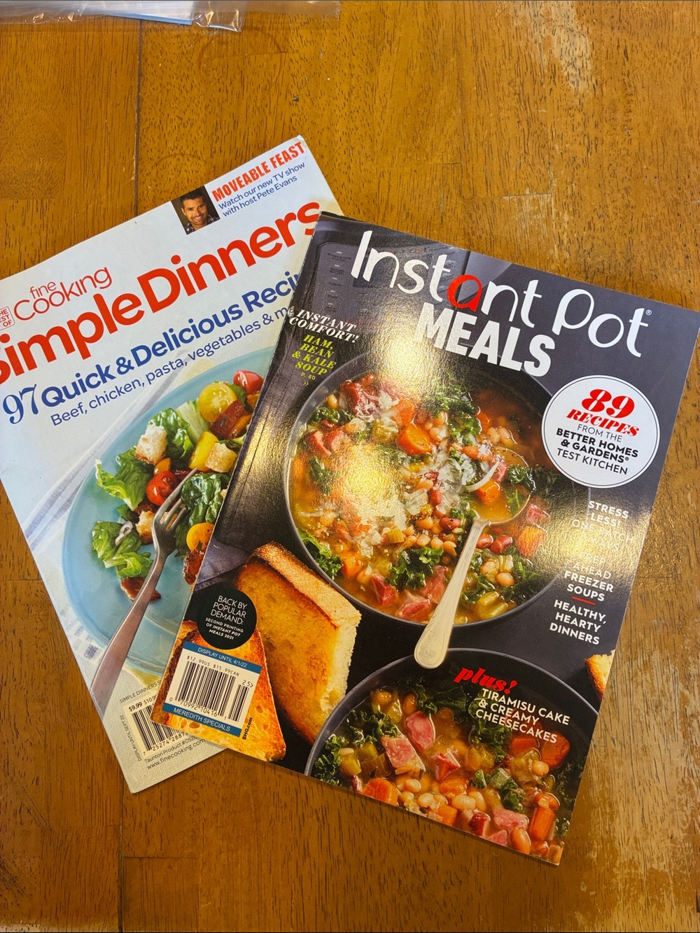 Lot of 2 Speciality cooking magazine cookbooks